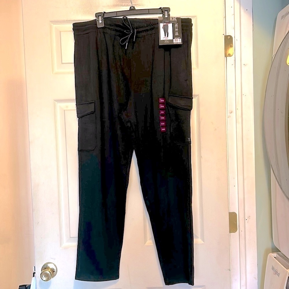 RBX Black Fleece Cargo Pants Size XL NWT